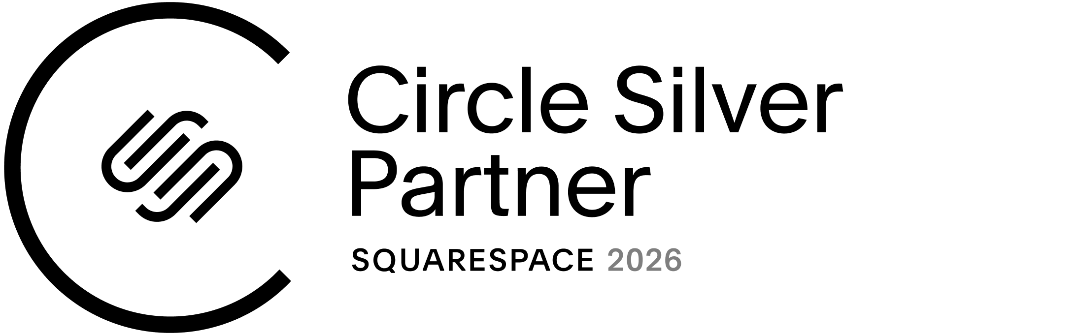 Squarespace Circle Silver Partner